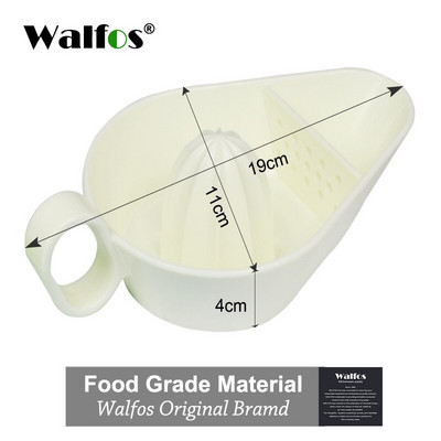 Εγχειρίδιο WALFOS Citrus Orange Lemon Squeezer Fruit Juicer Plastic Juice Maker Φορητά Fruits Pressing Αξεσουάρ κουζίνας Gadgets