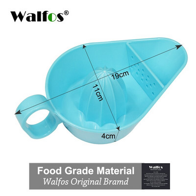 Εγχειρίδιο WALFOS Citrus Orange Lemon Squeezer Fruit Juicer Plastic Juice Maker Φορητά Fruits Pressing Αξεσουάρ κουζίνας Gadgets