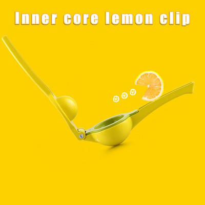 Lemon Lime Orange Manual Squeezer Kitchen Practical Citrus Press Juicer Unique Design 2 Bowls Built-In-1 High Strength Premium