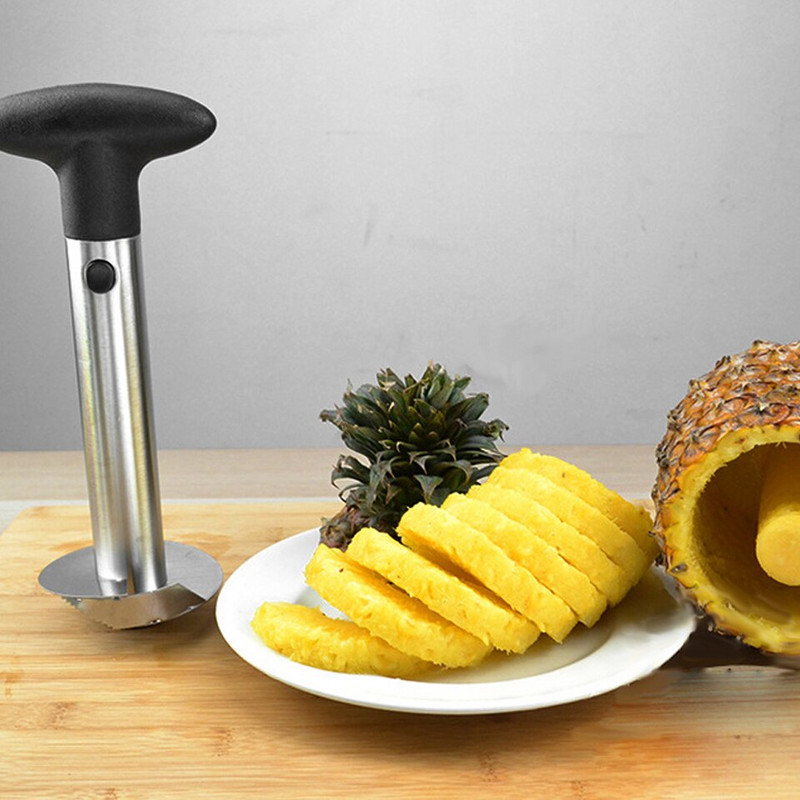 Gustilica od nehrđajućeg čelika 304, alat za uklanjanje ananasa, izvlakač jezgre, nož za rezanje namjenskog ananasa za guljenje voća