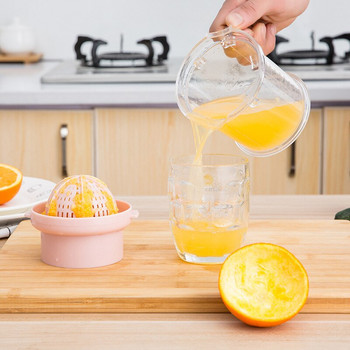 Нова креативна домакинска мини портокалов сок лимон ръчна сокоизстисквачка студентско общежитие сокоизстисквачка за плодове с ръчно завъртане