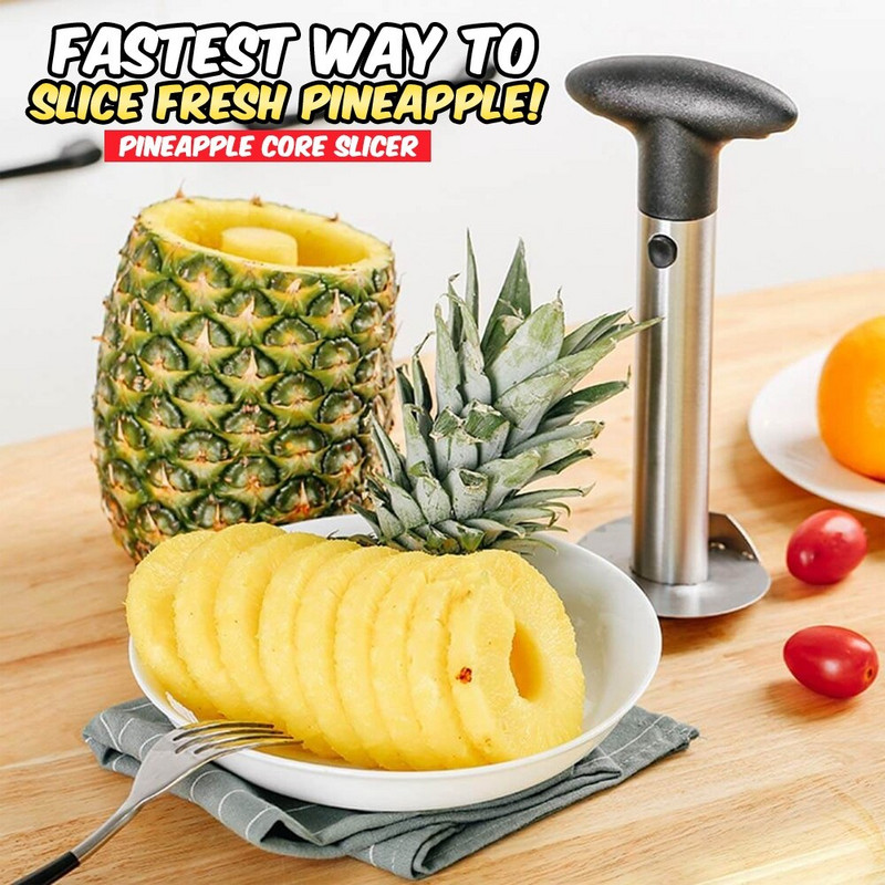 Voće Nož za guljenje ananasa Kuhinjski alat Od nehrđajućeg čelika Ananas Corer Rezač Rezač Parer Pineapple Nož za rezanje voća
