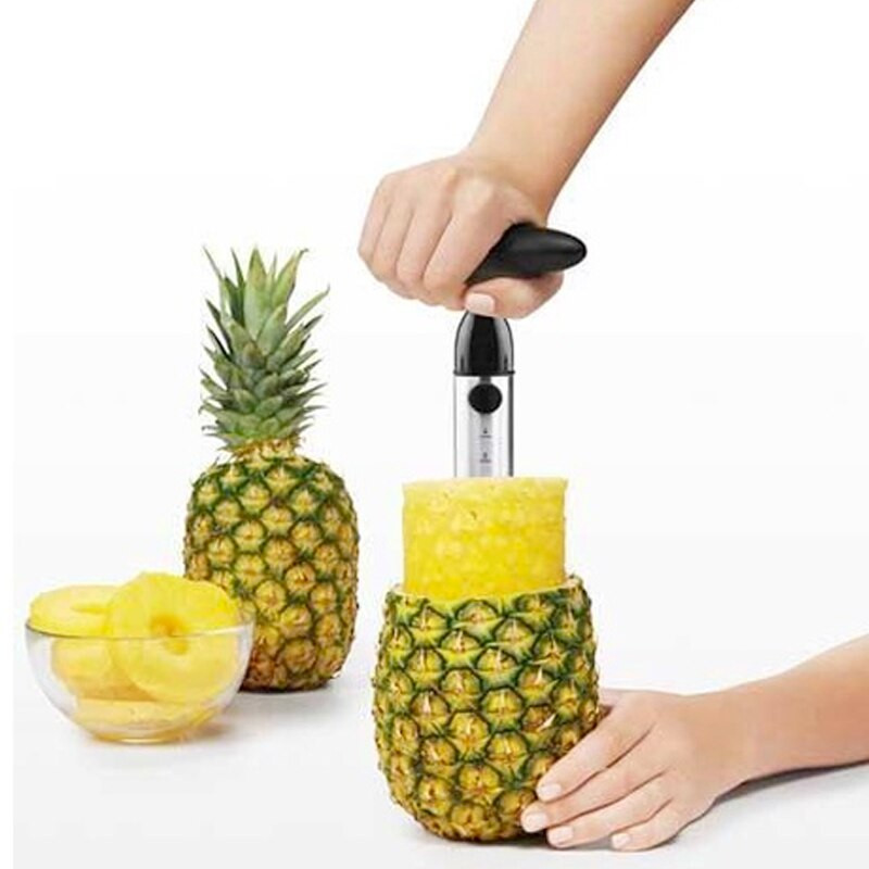 Voće Nož za guljenje ananasa Kuhinjski alat Od nehrđajućeg čelika Ananas Corer Rezač Rezač Parer Pineapple Nož za rezanje voća