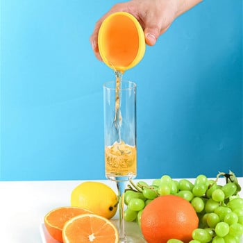 Manual Juicer Orange Juice Squeeer Home Fruit Small Juicer 3 σε 1 Μηχανή για χυμό λεμονιού Artifact για αξεσουάρ κουζίνας Νέο