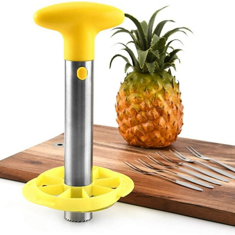 Alati za rezanje kore za ananas od nehrđajućeg čelika Vilica za voće Kuhinjski dodaci