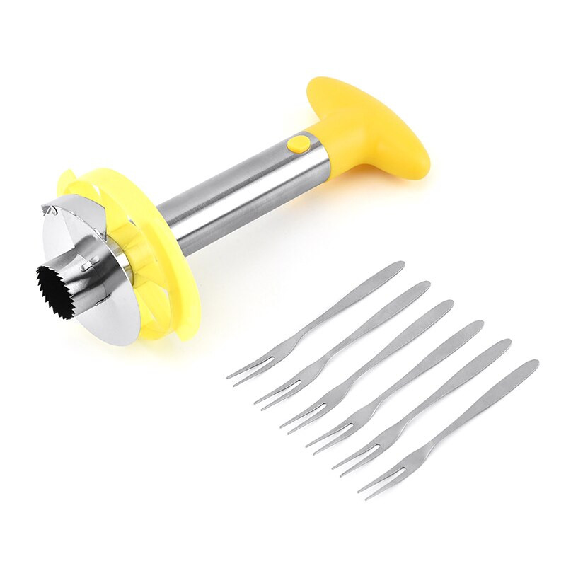 Alati za rezanje kore za ananas od nehrđajućeg čelika Vilica za voće Kuhinjski dodaci