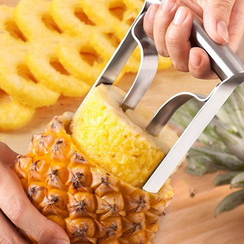 Резачка за ананас Резачка за белачки за плодове Кухненски инструменти Неръждаема стомана