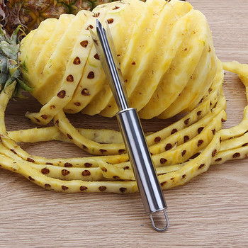 Κόφτης αποφλοίωσης ανανά Εργαλείο φρούτων από ανοξείδωτο χάλυβα Τρίφτης αποφλοίωσης λαχανικών Αξεσουάρ κουζίνας υψηλής ποιότητας