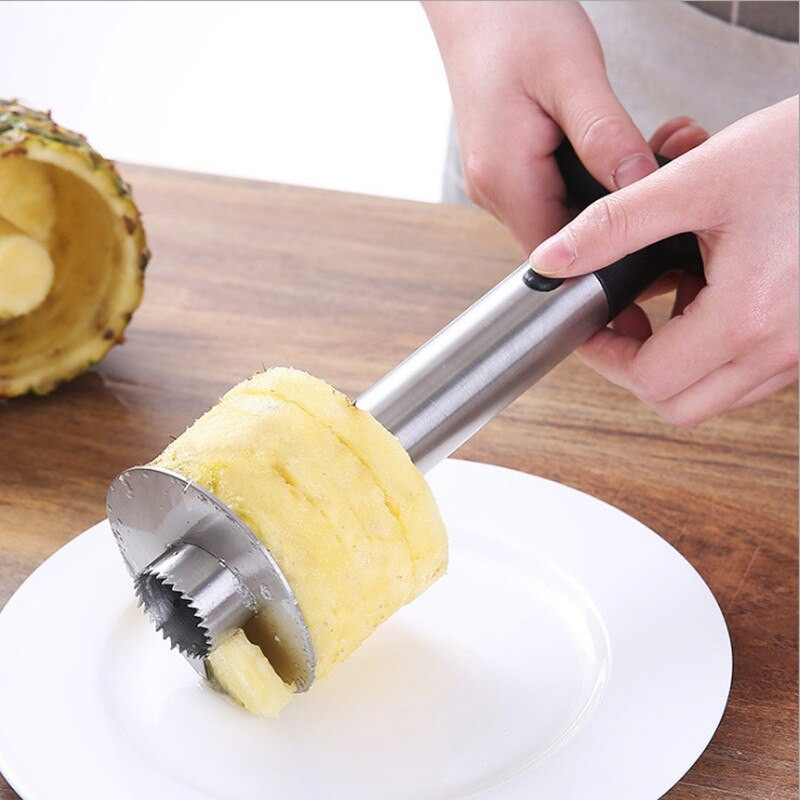 Rozsdamentes acél ananászhámozó ananászmag szeletelő vágó spirális vágógép ananászmag eltávolító eszköz konyhai eszközök