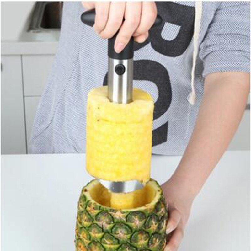 Forró akció rozsdamentes acél ananászhámozó konyhai tartozékokhoz Ananászszeletelők Gyümölcskés Vágó Konyhai Főzőeszközök 28