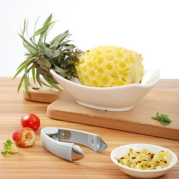 Pineapple Eye Peeler Κόφτης από ανοξείδωτο ατσάλι Πρακτικό κλιπ αφαίρεσης σπόρων Φρούτα λαχανικά Καρότο τσιμπιδάκια ντομάτας Εργαλείο κουζίνας σπιτιού