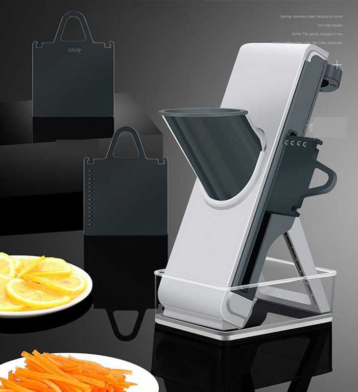 Többfunkciós zöldségvágó Háztartási kézi szeletelő Kézi burgonyareszelék A vágási műtárgy nem bántja a kézi aprítót