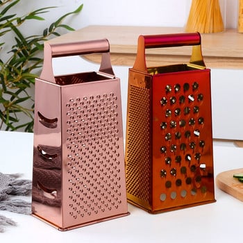 Rose Gold Πολυλειτουργικός τρίφτης Potato Masher Ricer Vegetable Fruits Tool Fruit Slicer Peeler Carrot Shredder Κουζίνα Gadgets