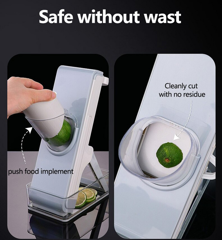 Zöldségvágó multifunkcionális hússzeletelő állítható reszelő, gyümölcsszeletelő háztartási használatra Konyhai robotgépek Konyhai kütyük