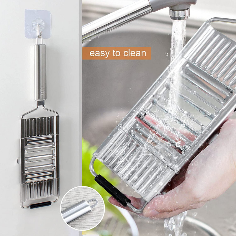 Rozsdamentes acél zöldségvágó multifunkciós zöldségvágó gyümölcs burgonya hámozó sárgarépa reszelő aprító konyhai tartozék