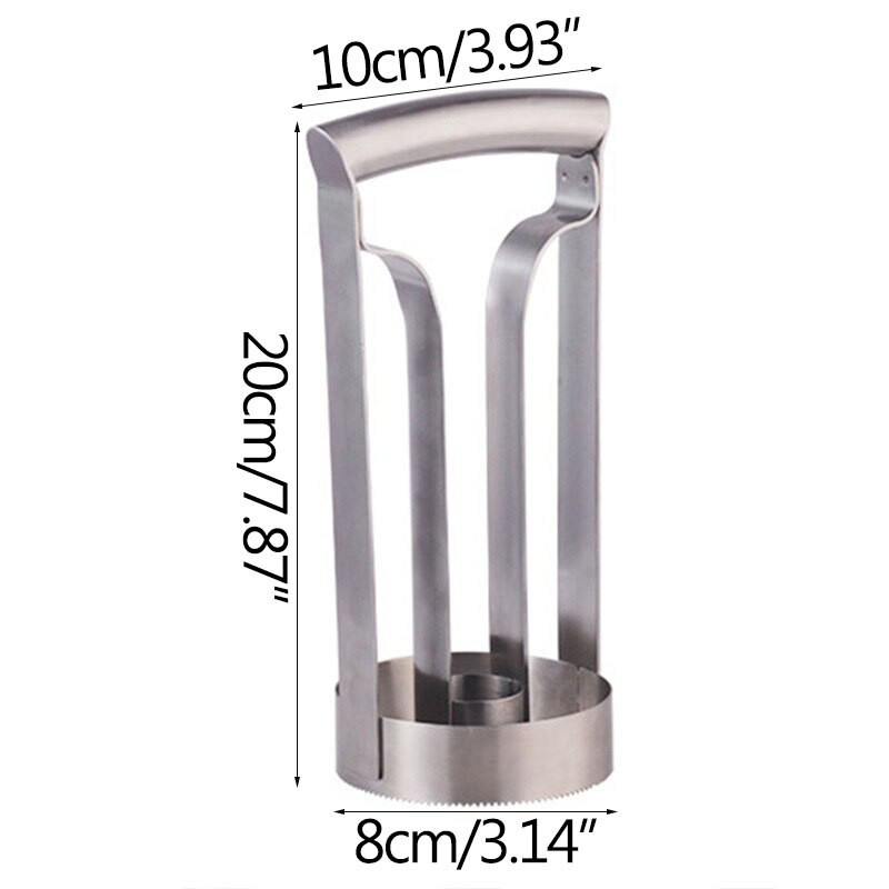 Rozsdamentes acél ananászvágó ananászkés hámozó magozó eszköz Gyümölcsszerszámok Konyhai eszközök és tartozékok