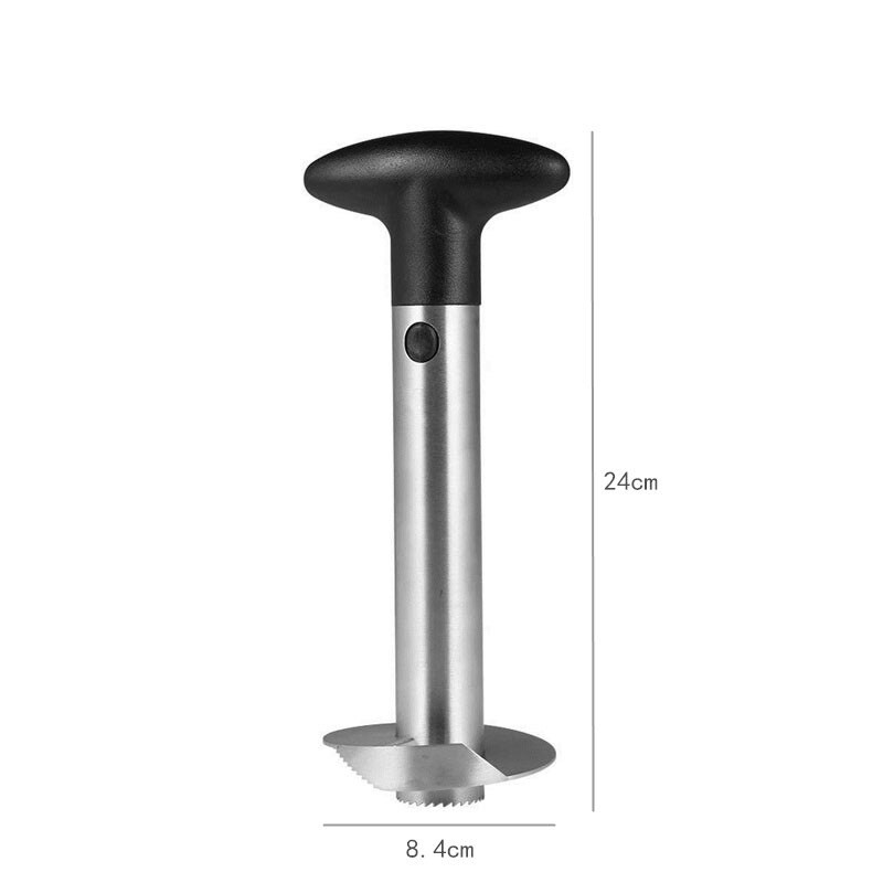 Peilis virtuvės įrankis Nerūdijančio plieno vaisių ananasų šerdies pjaustyklė Sluoksnio pjaustyklė Parer Geriausiai parduodama ananasų pjaustyklė vaisių peilių pjaustyklė