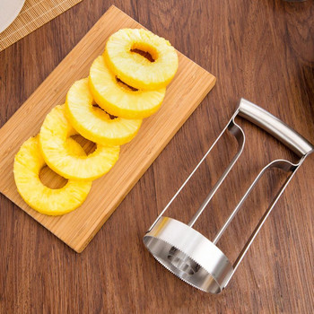 Висококачествена машина за белачка за ананас от неръждаема стомана Corer Slicer Peeler Cutter Parer Pineapple Slicers For Faminly Cutting Tool
