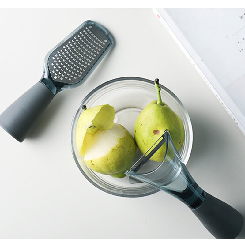 Nordic TPR Нож за плодове от неръждаема стомана Белачка за картофи Резачка за сирене Самолет Ренде Разбийте нож за пица Кухненски инструмент за зеленчуци