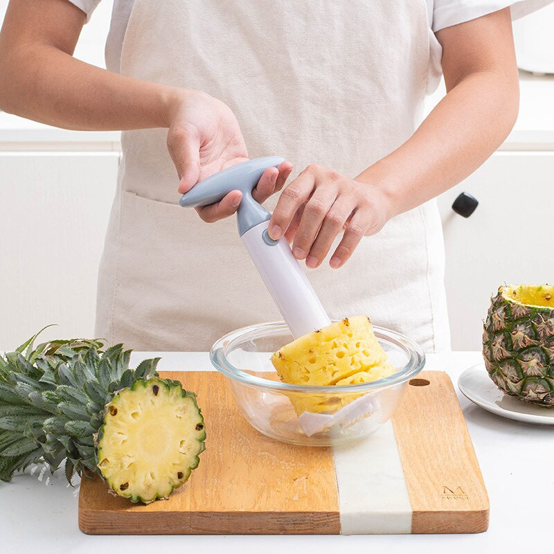 Kūrybinis ananasų šerdies ištraukiklis ananasų peilis Ananasų odelių pjaustytuvas Ananasų peilis šerdies atskyrimui ir šerdies pašalinimui