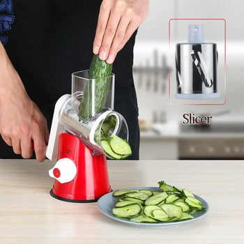 MLIA Manual Vegetable Cutter Slicer Πολυλειτουργικός στρογγυλός κόφτης μαντολίνας Potato Cheese Kitchen Gadgets Αξεσουάρ κουζίνας