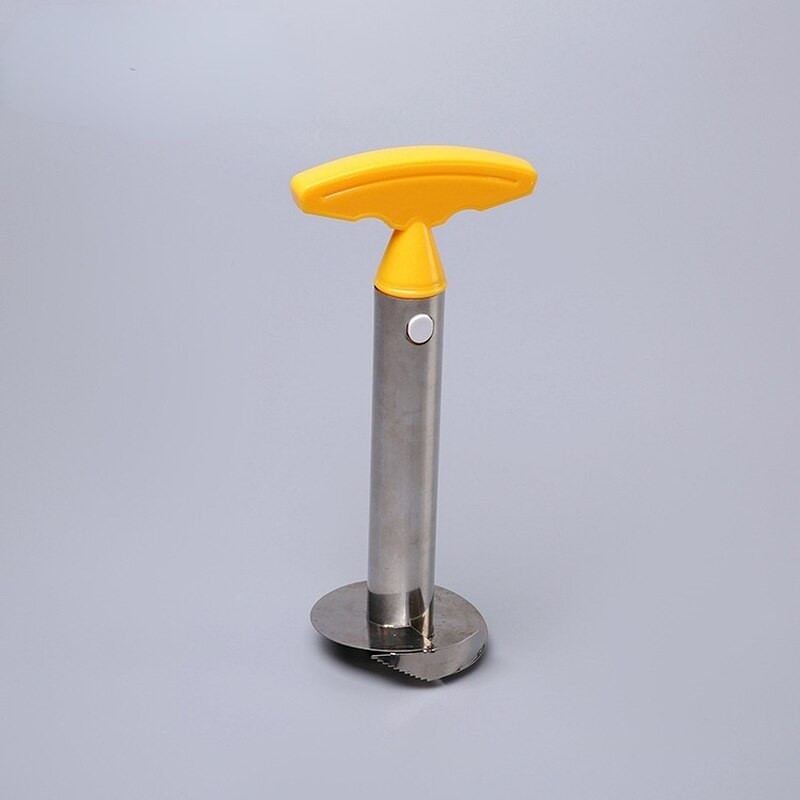 201 Rozsdamentes acél ananászszeletelő Hámozó Gyümölcsmagos Szeletelő Konyhai Könnyű Szerszám Ananász Spirálvágó Új edénytartozékok