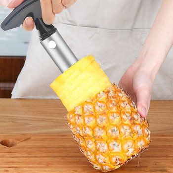 1Pcs Белачка за ананас от неръждаема стомана Кухненски аксесоари Резачка за ананас Лесна за използване Резачка за плодове Corer Инструменти за ресторант