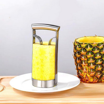 Creative 304 машина за белачка за ананас от неръждаема стомана Corer Slicer Cutter Parer Многофункционална ръчна белачка за плодове Кухненски инструмент