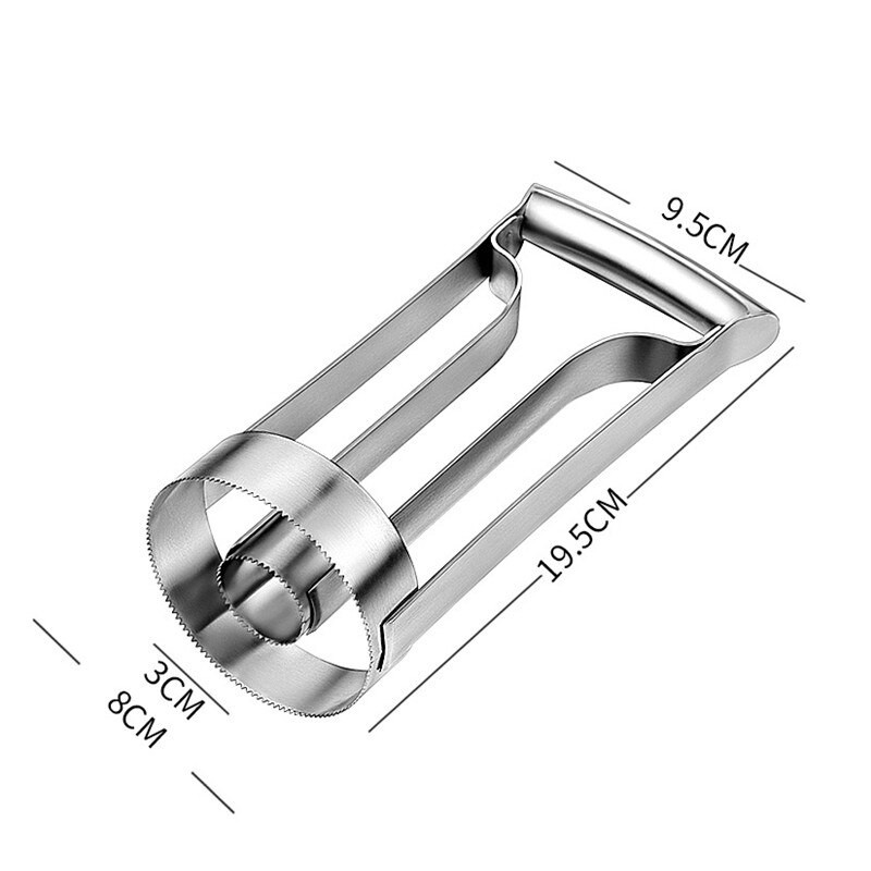 Creative 304 rozsdamentes acél ananászhámozó gép magszeletelő vágó parer többfunkciós kézi gyümölcshámozó konyhai eszköz