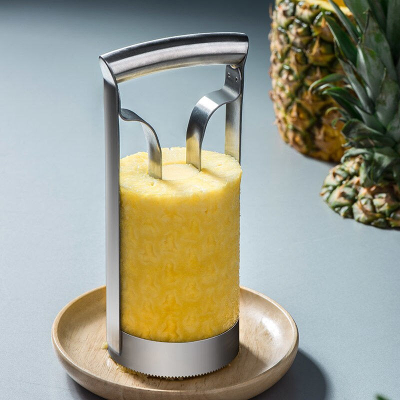 Ananasų lupimo įrankis Ananasų lupimo įrankis nerūdijančio plieno ananasų šerdies valiklis ištraukiklis lupimo įrankis ananasų pjaustyklės
