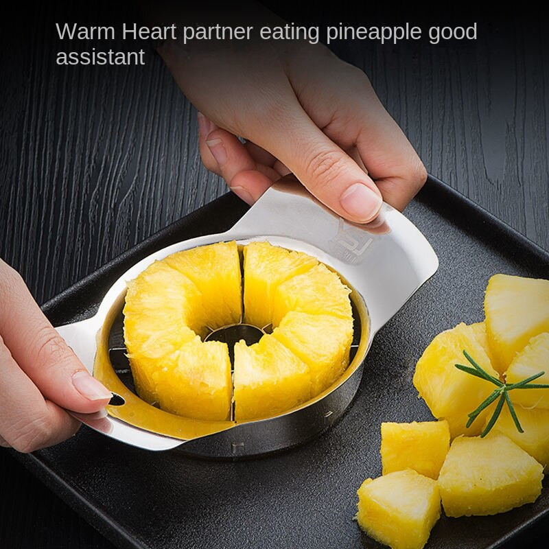 Ananasų lupimo įrankis Ananasų lupimo įrankis nerūdijančio plieno ananasų šerdies valiklis ištraukiklis lupimo įrankis ananasų pjaustyklės