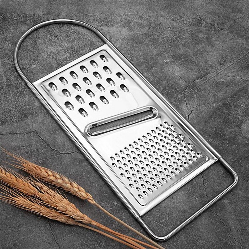 Rozsdamentes acél kütyük Arany Multifunkciós Konyhai Reszelő Burgonya Gyümölcsszeletelő Hámozás Kapar Zöldségvágó Aprító Törlő Retek