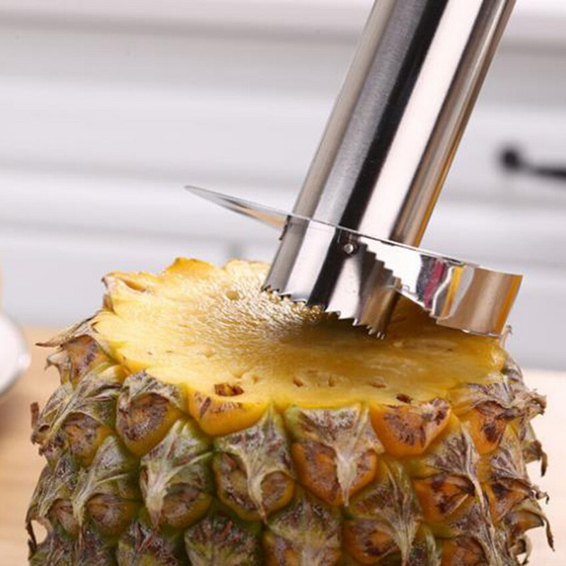Nerūdijančio plieno ananasų peilis Ananasų skustukas Priedai Ananasų pjaustyklės Vaisių peilis Pjaustyklė Šerdelės pjaustyklė Virtuvės įrankiai