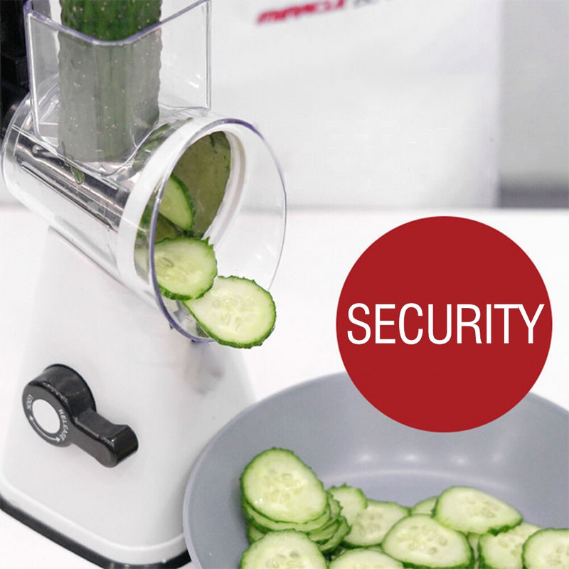 Rozsdamentes acél kézi zöldség szeletelő konyhai mandolin sajt aprító cukkini tésztás spagetti készítő spirál szeletelő