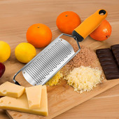 Pro τρίφτης, Lemon Zester, Parmesan Zester, σοκολάτα, με λεπίδα από ανοξείδωτο ατσάλι από κοφτερό ξυράφι, προστατευτικό κάλυμμα και βούρτσα καθαρισμού