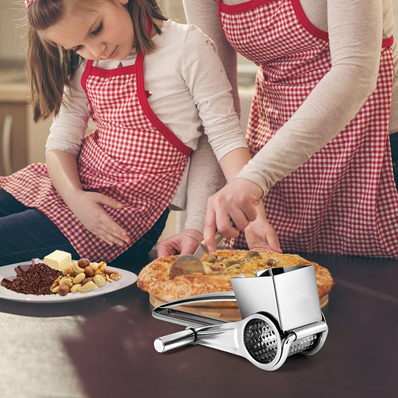 1/2/3/4 dobok pengék forgó sajtreszelő rozsdamentes acél sajtvágó sajtszeletelő sajt aprító vaj dióvágó konyhai kütyük