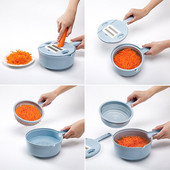 Μαχαίρι κουζίνας 12 τεμαχίων Vegetable Cutter Potato Peeler Kitchen Kitchen Kitchen Kitchen Kitchen Slice and Shredded Tomato Puree Τρίφτης λαχανικών