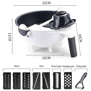 Multifunctional Vegetable Cutting Artifact Household Potato Shredder Manualgrater Αξεσουάρ κουζίνας Κόπτης λαχανικών