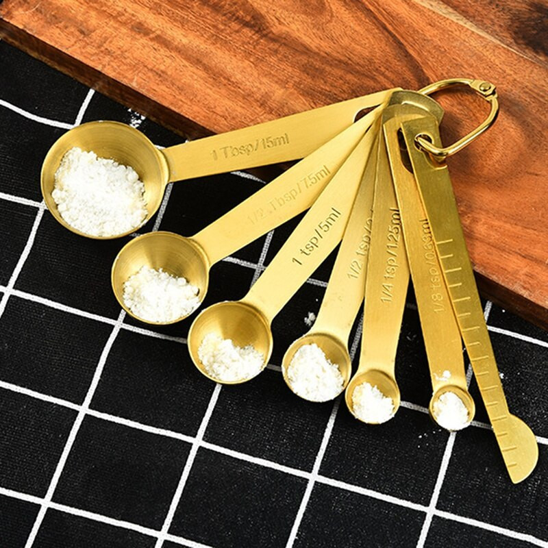 Μεζούρα Χρήσιμο από ανοξείδωτο ατσάλι Μεζούρα Cozinha Cozinha Μεζούρα για καφέ χρυσό