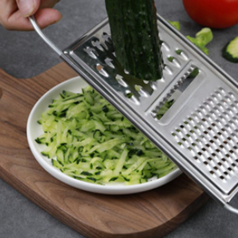 Συσκευές κουζίνας πολλαπλών λειτουργιών Ασημένιο ανοξείδωτο ατσάλι Τρίφτης φρούτων πατάτας Ξύστε φλούδες κόφτης λαχανικών κόφτης ραπανάκι