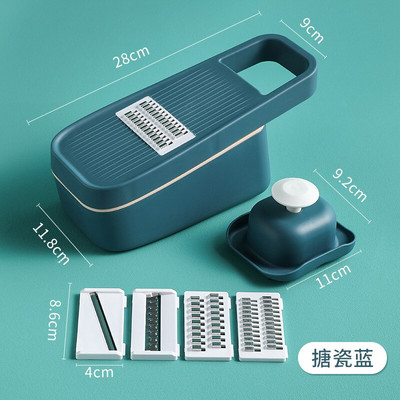 Εγχειρίδιο Carrot Food Slicer Potato for Chopper Peeler Onion Cabbage Garlic Chopper Vegetable Dicer Mandoline Veggie Cutter Fruit