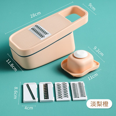 Εγχειρίδιο Carrot Food Slicer Potato for Chopper Peeler Onion Cabbage Garlic Chopper Vegetable Dicer Mandoline Veggie Cutter Fruit