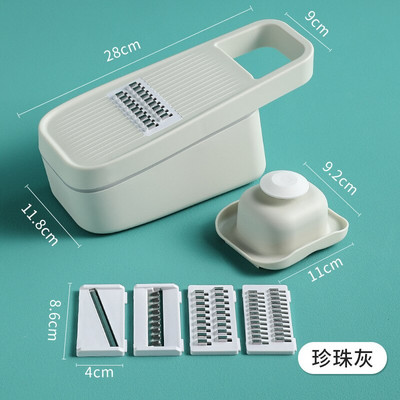 Εγχειρίδιο Carrot Food Slicer Potato for Chopper Peeler Onion Cabbage Garlic Chopper Vegetable Dicer Mandoline Veggie Cutter Fruit