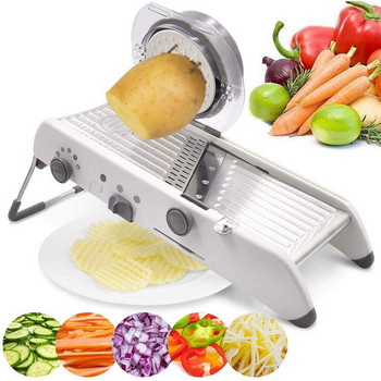 Tool Vegetable Cutter Kitchen Blades 304 Slicer Professional Adjustable Steel Stainless Grater Manual Vegetable Vegetable with