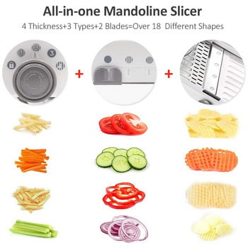 Tool Vegetable Cutter Kitchen Blades 304 Slicer Professional Adjustable Steel Stainless Grater Manual Vegetable Vegetable with