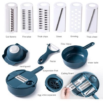 Cut Carrots Set Gadget Shred Kitchen Manually Potatoes Multi-function for Lagetable Convenience Εργαλείο Τρίφτης λαχανικών