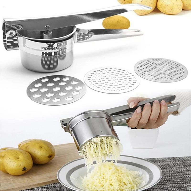 Ricer For Mashed Potatoes Fruit and Vegetables Masher 3-in-1 Food Ricer Αξεσουάρ κουζίνας για πουρέ πατάτας Νιόκι Baby
