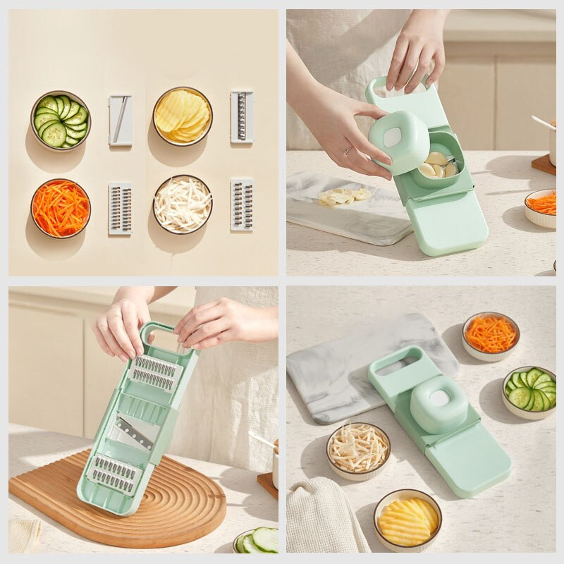 Πολυλειτουργικός κόφτης λαχανικών Τρίφτης πατάτας Αξεσουάρ κουζίνας Εργαλεία μαγειρέματος Home Gadgets Εργαλείο καρότου αγγουριού