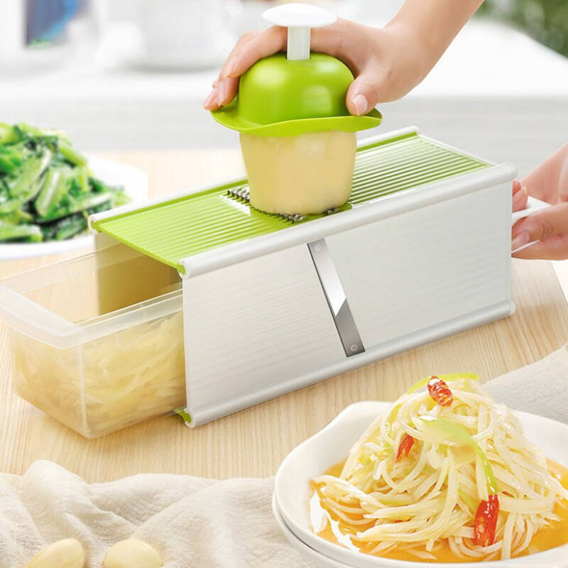 Πολυλειτουργικός κόφτης λαχανικών Τρίφτης πολλαπλών κοπής για λαχανικά Αποφλοιωτής καρότων Αξεσουάρ κουζίνας κοπής φρούτων Εργαλεία κοπής