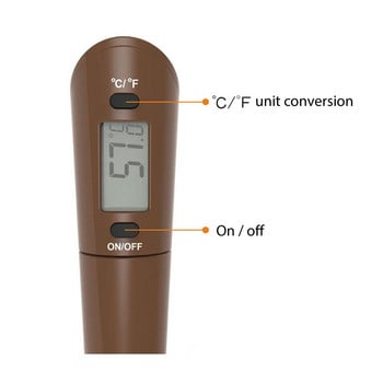 Ψηφιακό θερμόμετρο σπάτουλας Αναδευτήρας ανάγνωσης θερμοκρασίας μαγειρέματος και καραμέλας σε ένα ηλεκτρονικό θερμόμετρο σιλικόνης ανακατεύοντας τρόφιμα